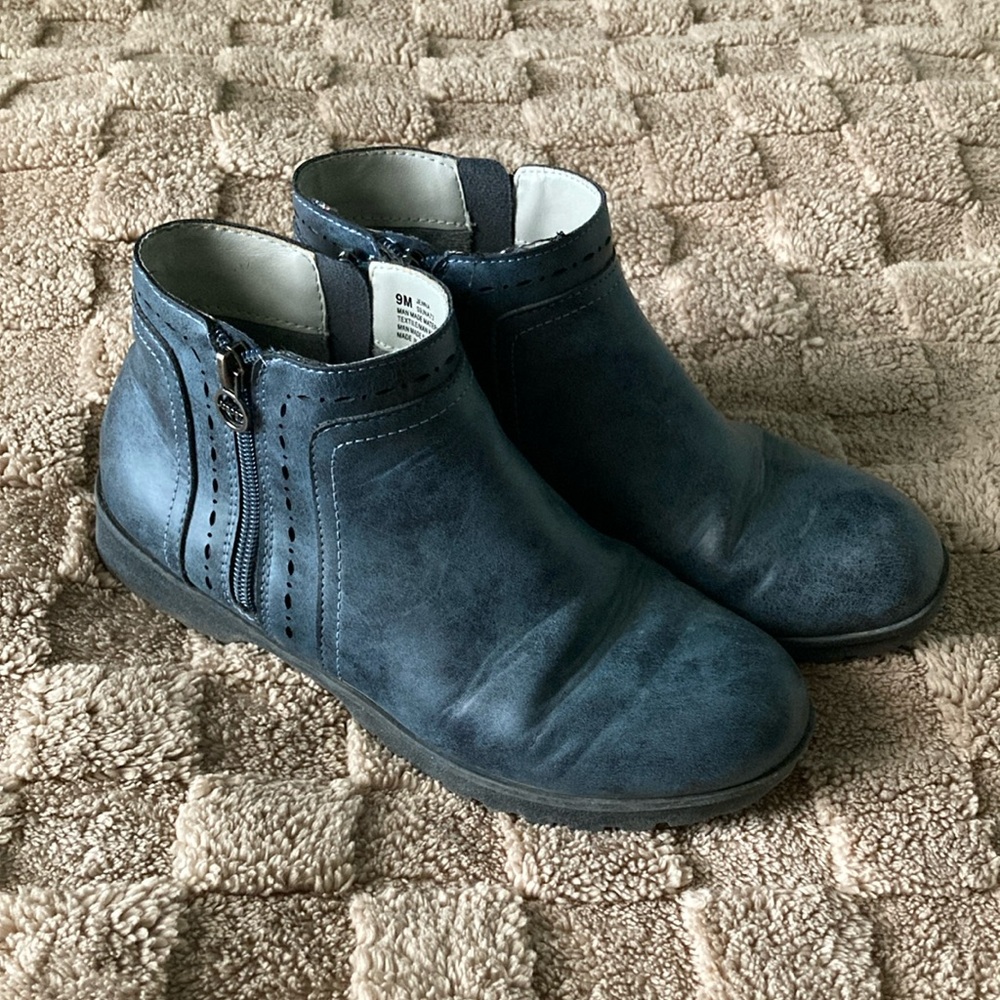 JSport by Jambu Vegan Leather Ankle Boots